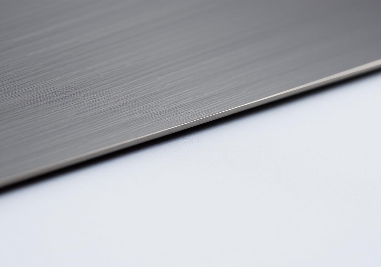Detailaufnahme einer hochwertigen Metallkarte